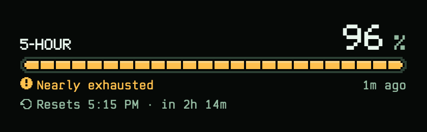 PixelLimitRow: Nearly exhausted