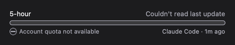 QuotaProgress: Value failed validation (dark)