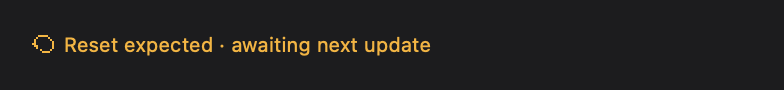 ResetCountdown: Reset time reached: never says Ready (dark)